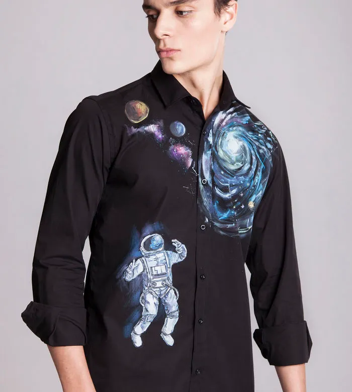 I Paint On Blank Shirts To Make Them Less Boring