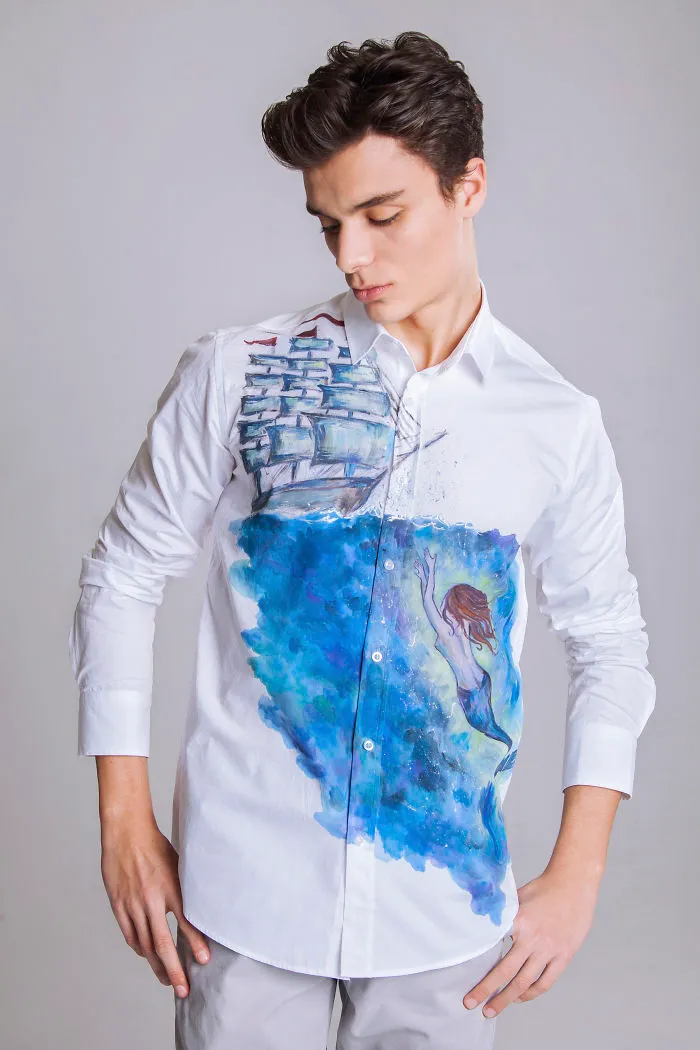 I Paint On Blank Shirts To Make Them Less Boring