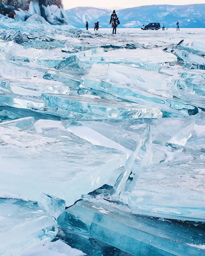 I Walked On Frozen Baikal, The Deepest And Oldest Lake On Earth To Capture Its Otherworldly Beauty Again