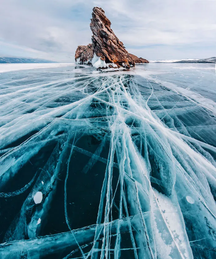 I Walked On Frozen Baikal, The Deepest And Oldest Lake On Earth To Capture Its Otherworldly Beauty Again
