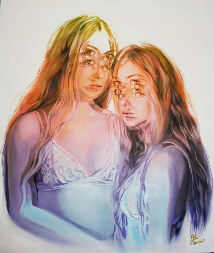 After Having A Heart Attack I Started Painting These Portraits That Will Make You Dizzy
