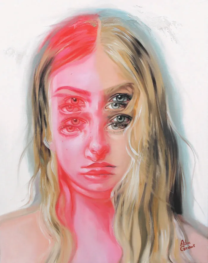 After Having A Heart Attack I Started Painting These Portraits That Will Make You Dizzy