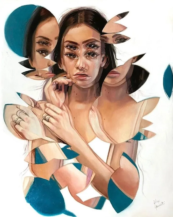 After Having A Heart Attack I Started Painting These Portraits That Will Make You Dizzy