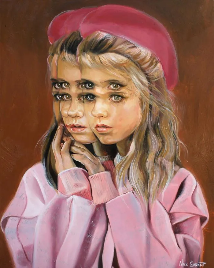 After Having A Heart Attack I Started Painting These Portraits That Will Make You Dizzy