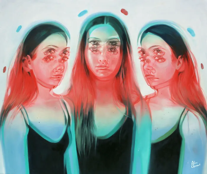 I Create Figurative Op Paintings That Will Make You Feel Dizzy