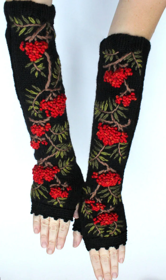 I Make Embroidered Mittens And Gloves That Will Keep Your Hands Warm