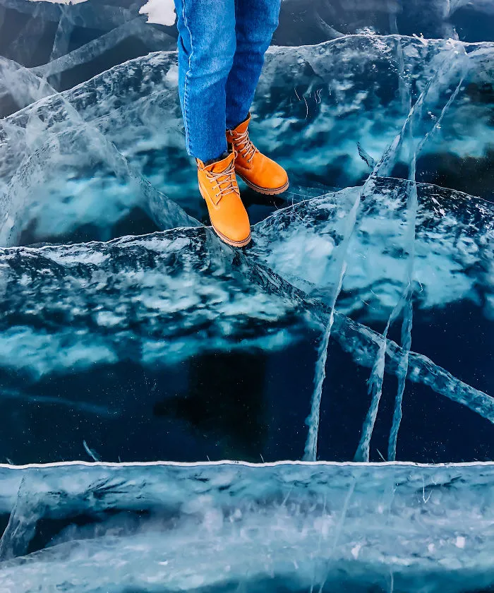 I Walked On Frozen Baikal, The Deepest And Oldest Lake On Earth To Capture Its Otherworldly Beauty Again