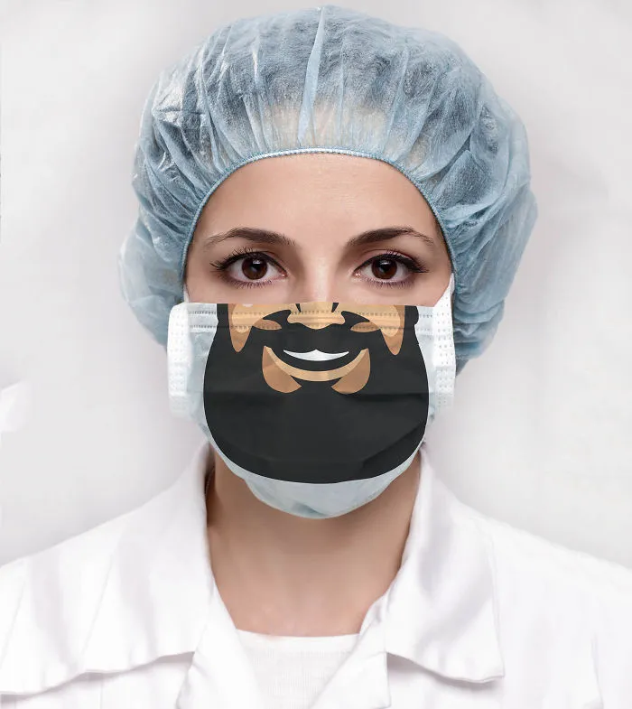I Created Funny Surgical Masks To Make Visits To The Hospital Easier