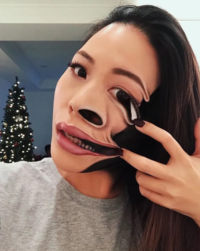 Woman Gives Up Teaching To Create Optical Illusions With Makeup, And It’s Messing With Our Minds (New Pics)