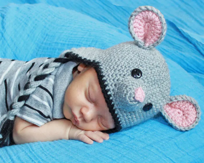 Crochet Mouse Hat