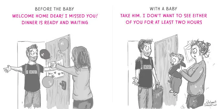 8 Funny Comics That Illustrate My Struggles Of Being A New Mom