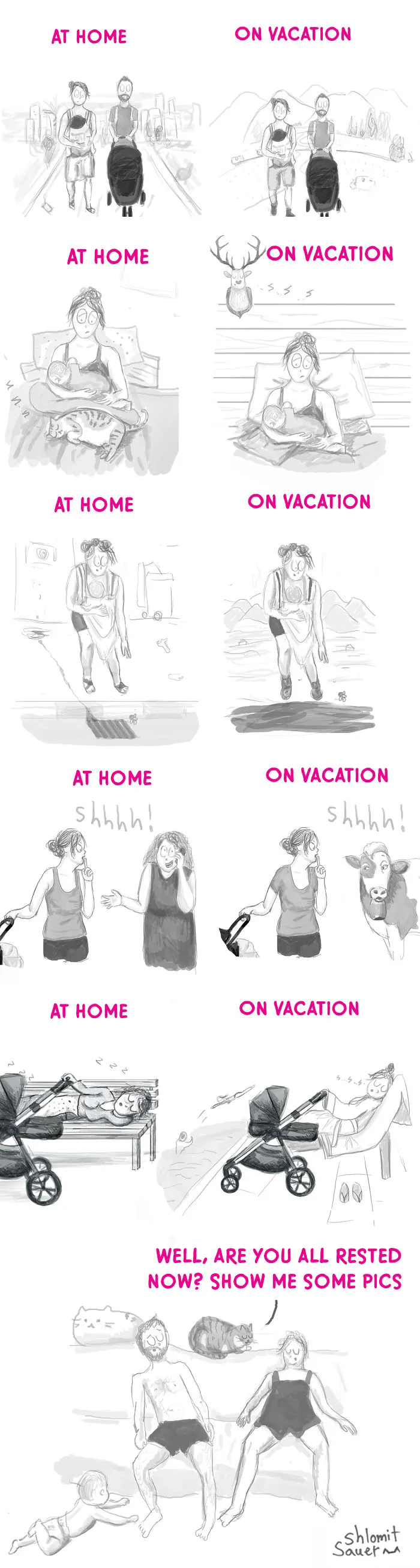 8 Funny Comics That Illustrate My Struggles Of Being A New Mom