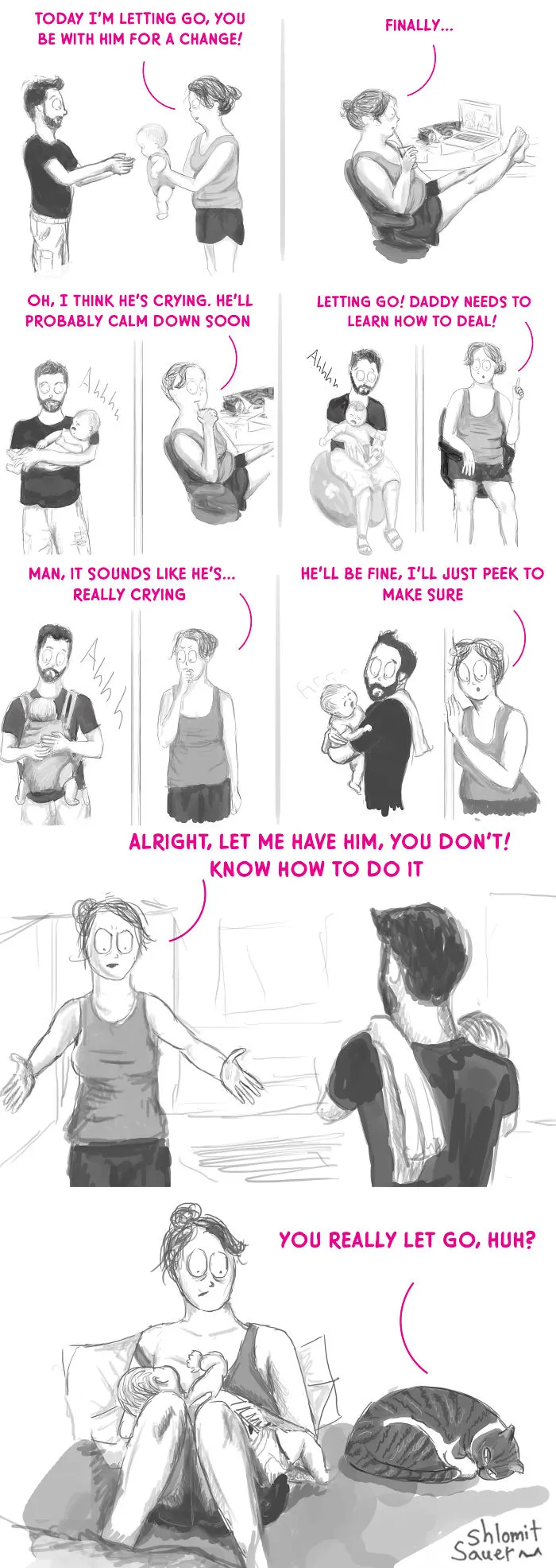 8 Funny Comics That Illustrate My Struggles Of Being A New Mom