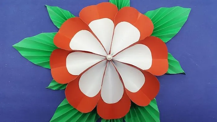 Origami Paper Flower Easy With Colors Paper - Diy Paper Flowers Making At Home