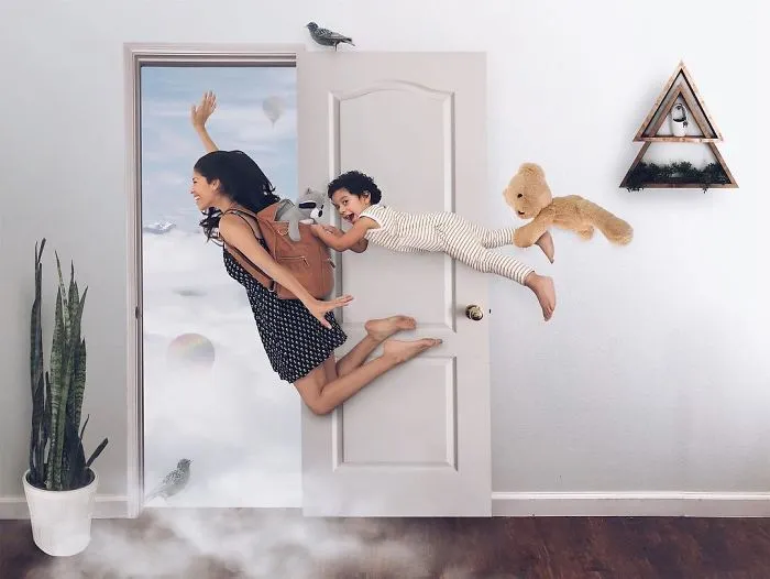 Creative Mom Of Three Uses Photoshop To Turn Her Children's Daily Life Into Magic