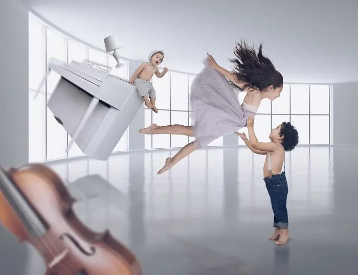 Creative Mom Of Three Uses Photoshop To Turn Her Children's Daily Life Into Magic