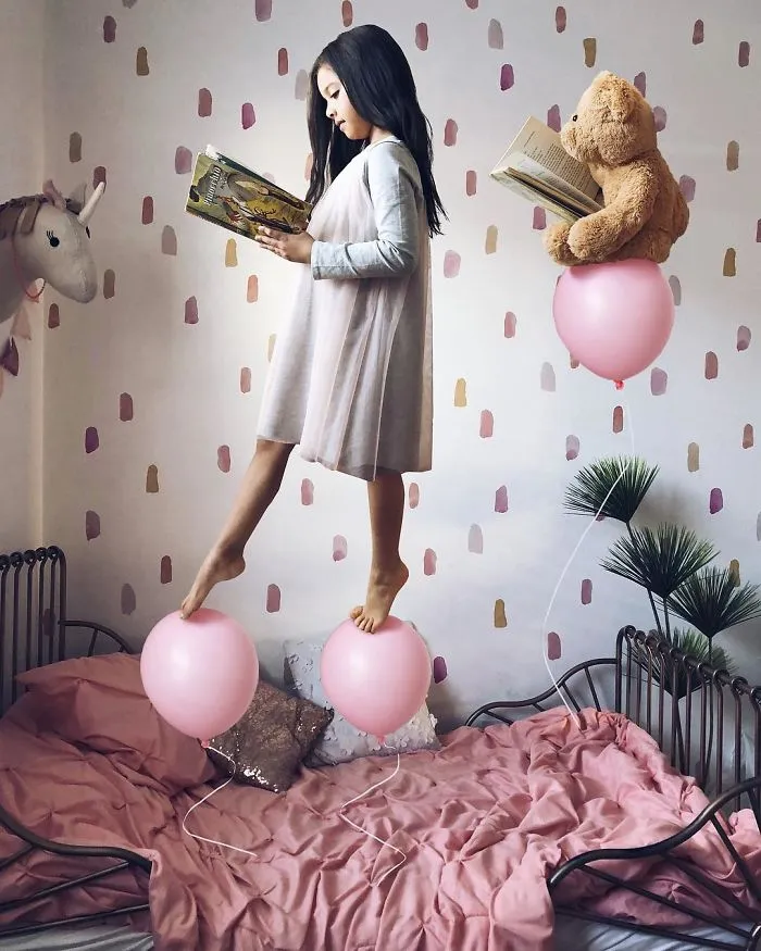 Creative Mom Of Three Uses Photoshop To Turn Her Children's Daily Life Into Magic