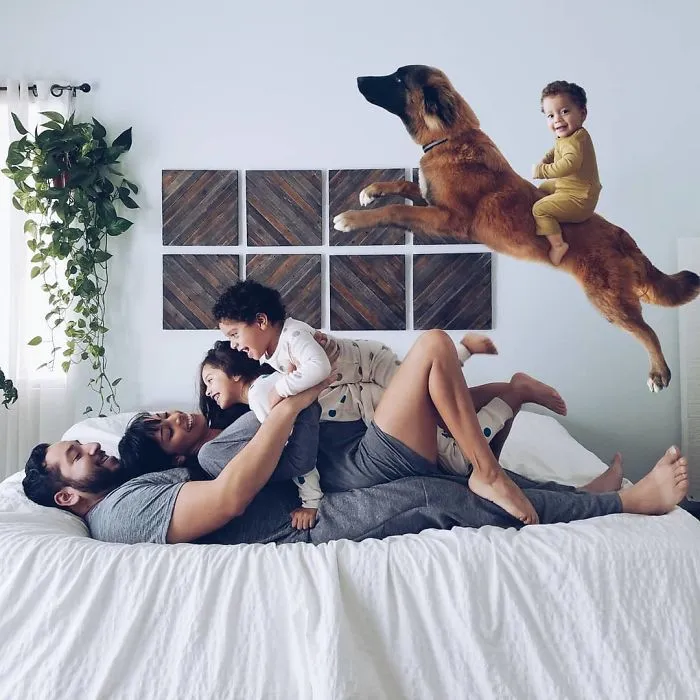 Creative Mom Of Three Uses Photoshop To Turn Her Children's Daily Life Into Magic