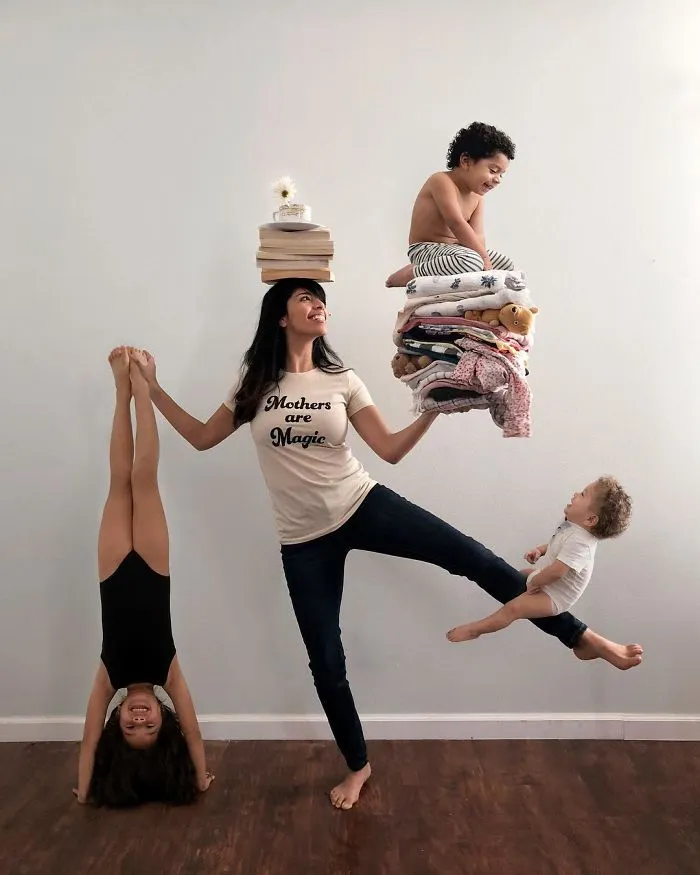 Creative Mom Of Three Uses Photoshop To Turn Her Children's Daily Life Into Magic