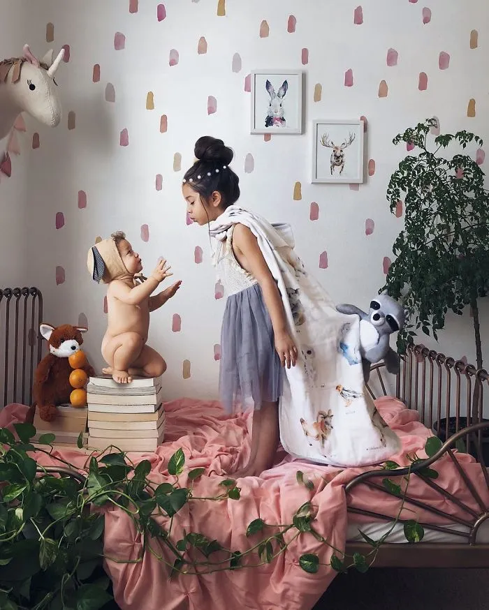 Creative Mom Of Three Uses Photoshop To Turn Her Children's Daily Life Into Magic