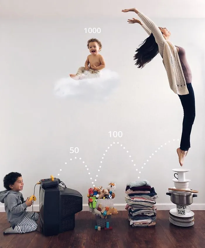 Creative Mom Of Three Uses Photoshop To Turn Her Children's Daily Life Into Magic