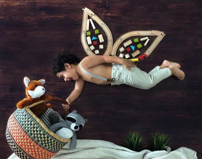 Creative Mom Of Three Uses Photoshop To Turn Her Children's Daily Life Into Magic