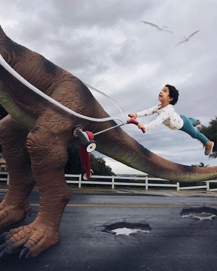 Creative Mom Of Three Uses Photoshop To Turn Her Children's Daily Life Into Magic
