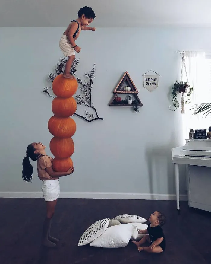 Creative Mom Of Three Uses Photoshop To Turn Her Children's Daily Life Into Magic