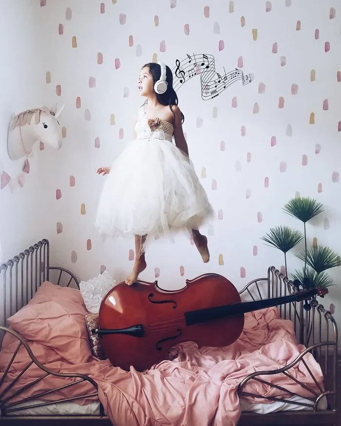 Creative Mom Of Three Uses Photoshop To Turn Her Children's Daily Life Into Magic