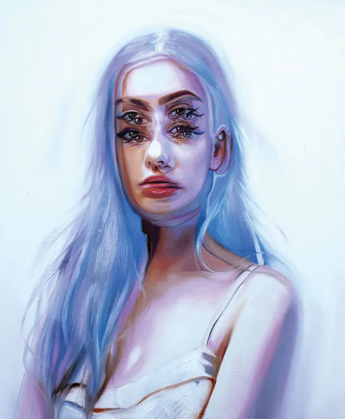 After Having A Heart Attack I Started Painting These Portraits That Will Make You Dizzy
