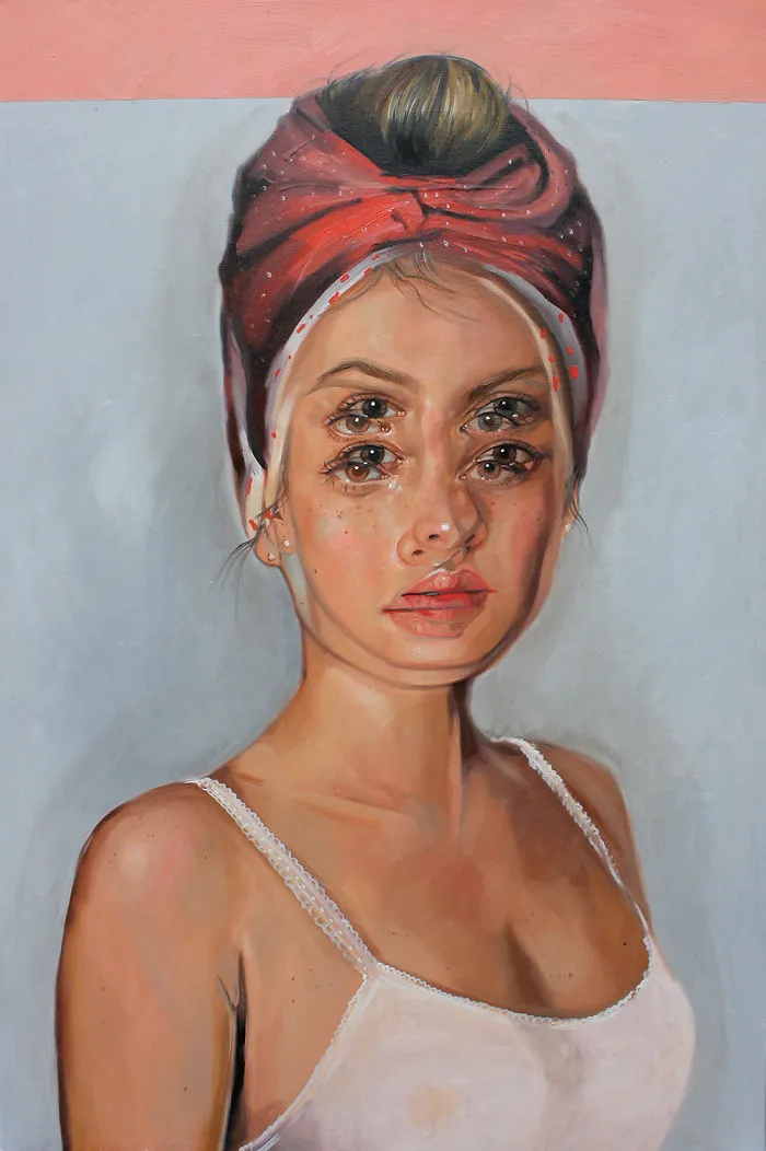 After Having A Heart Attack I Started Painting These Portraits That Will Make You Dizzy