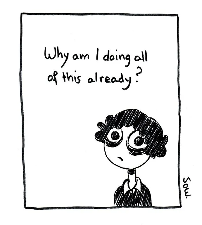 I Illustrate My Darkest Thoughts To Help People Understand What It's Like To Suffer From Mental Illness