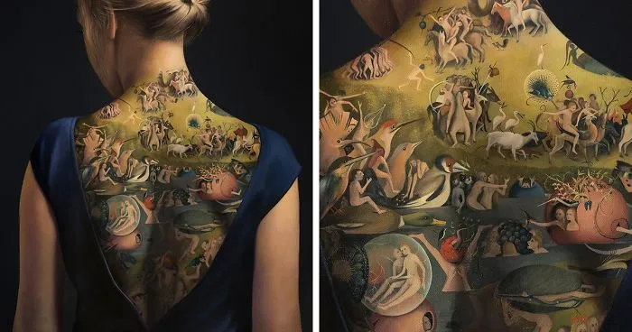 What Seems Like An Awesome Tattoo On This Woman's Back Is Not What It Seems