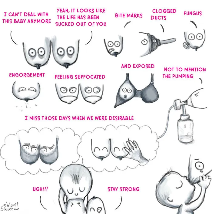 8 Funny Comics That Illustrate My Struggles Of Being A New Mom