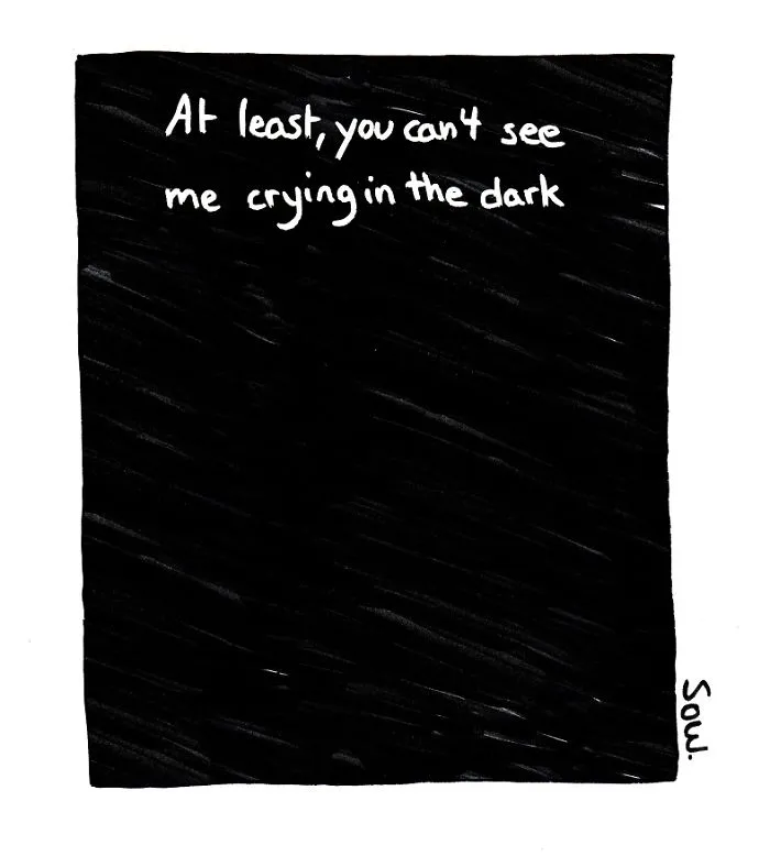 I Illustrate My Darkest Thoughts To Help People Understand What It's Like To Suffer From Mental Illness