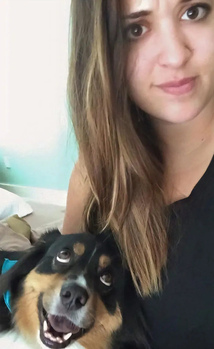 I Came Home From Vacation Yesterday, And My Dog Hasn't Left Me Alone Since