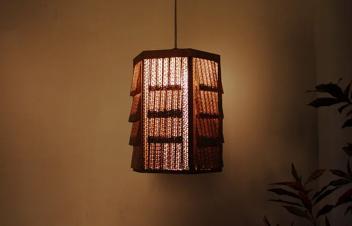 We Make Cardboard Lamps That Combine Our Love For Art And Earth