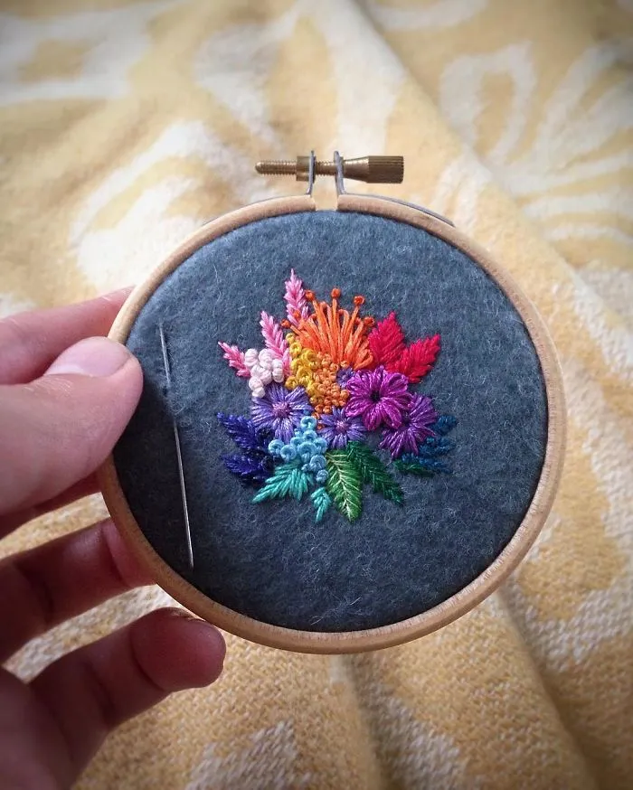 This Embroidery Artist Uses Thread Instead Of Paint To Create Amazing Landscape Scenes