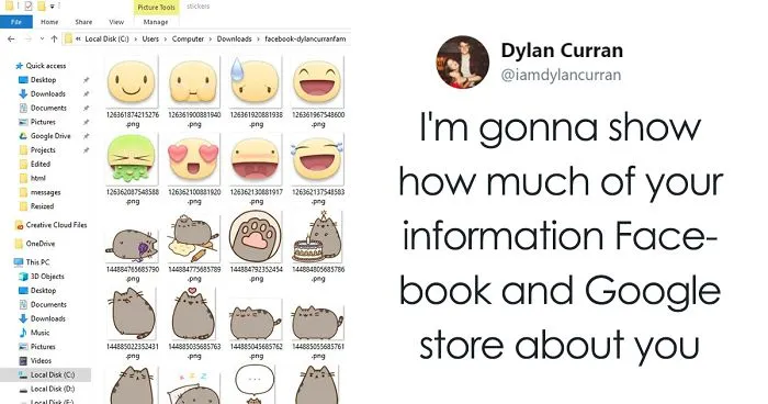 The Internet Is In Shock After This Guy's Post Reveals How Much Facebook And Google Knows About You