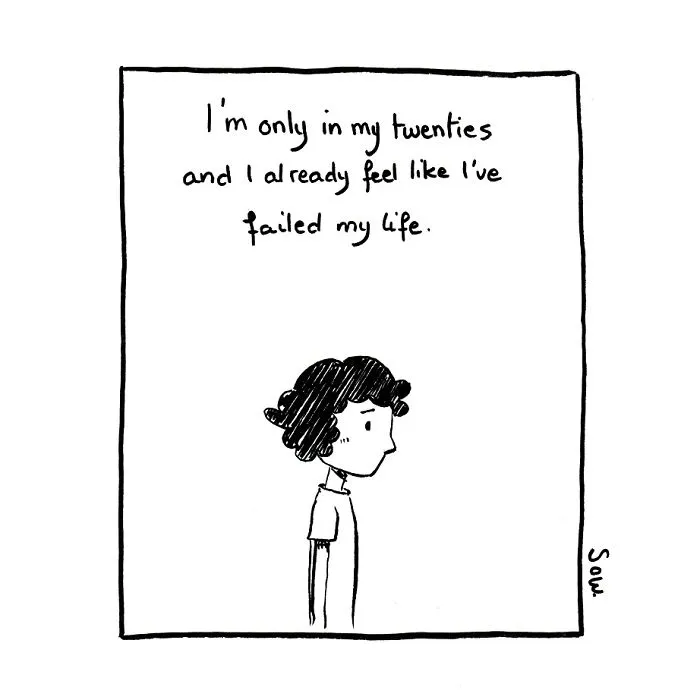I Illustrate My Darkest Thoughts To Help People Understand What It's Like To Suffer From Mental Illness