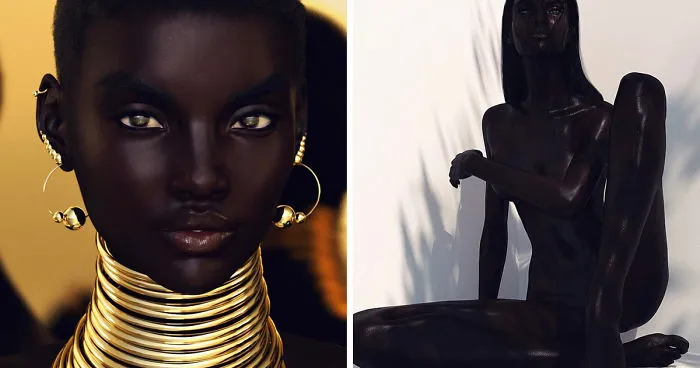 Photographer Gets Accused Of Racism After His Perfect Black Model ‘Shudu’ Gets Instagram Famous