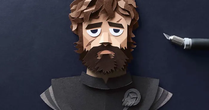 Artist Hand-Cuts Game Of Thrones Characters Out Of Paper And The Details Are Incredible