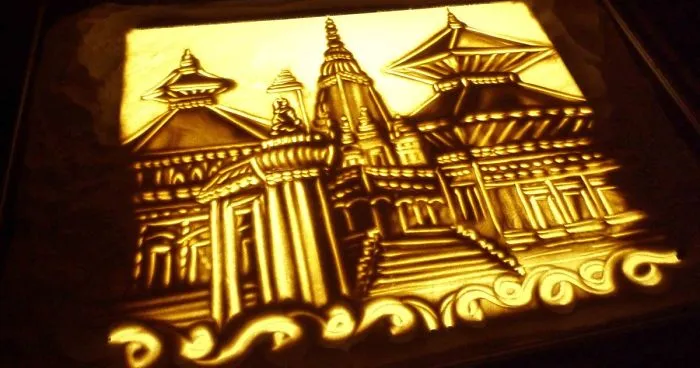 "Heavenly Nepal " A Sand Art Film To Nepal By Lawrence Koh From Singapore