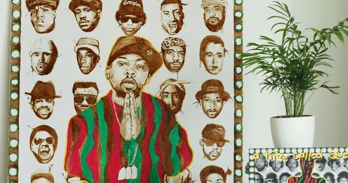 I've Painted A Tribute To Legendary Deceased Hip Hop Artists Using Coffee