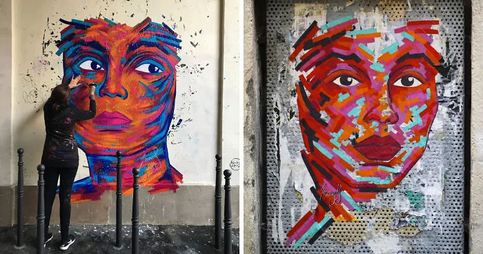 I Paint Colorful Portraits Of Women In The Streets Around The World