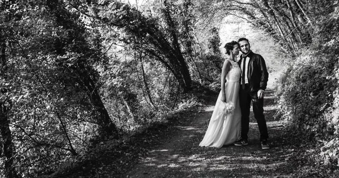 Self Portrait On Our Wedding Day