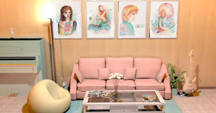 I’ve Built A Digital Stage For My New Watercolour Posters