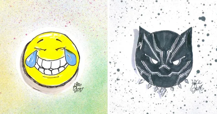 This Artist Creates Hilarious Emojis Based On Pop Culture And Everyday Life...