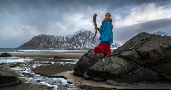 During My Trip To Norway, I Took Self-Portraits Impersonating Valkyrie