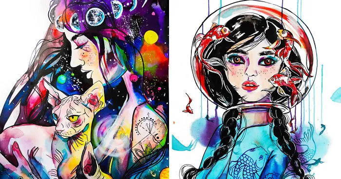 I Illustrated Weird Portraits To Demonstrate How Relative The Beauty Is